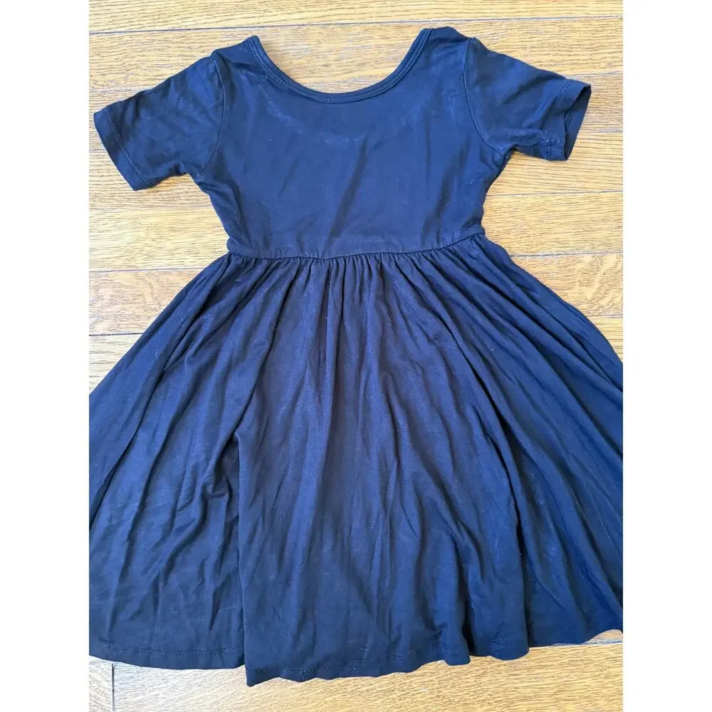Kyte Girls' Black Skater Dress Size 2